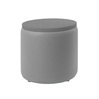 Pro Series Upholstered 18" Round Ottoman Table 18" Height