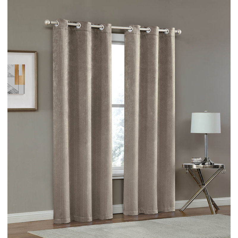 Thermal Insulated Blackout Curtains Bedroom Window 76x84 Window Curtain Panels Living RoomBlackout, 38" W x 84" L, Taupe