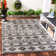 Tapis d'intérieur / extérieur à motif géométrique Amarien Performance