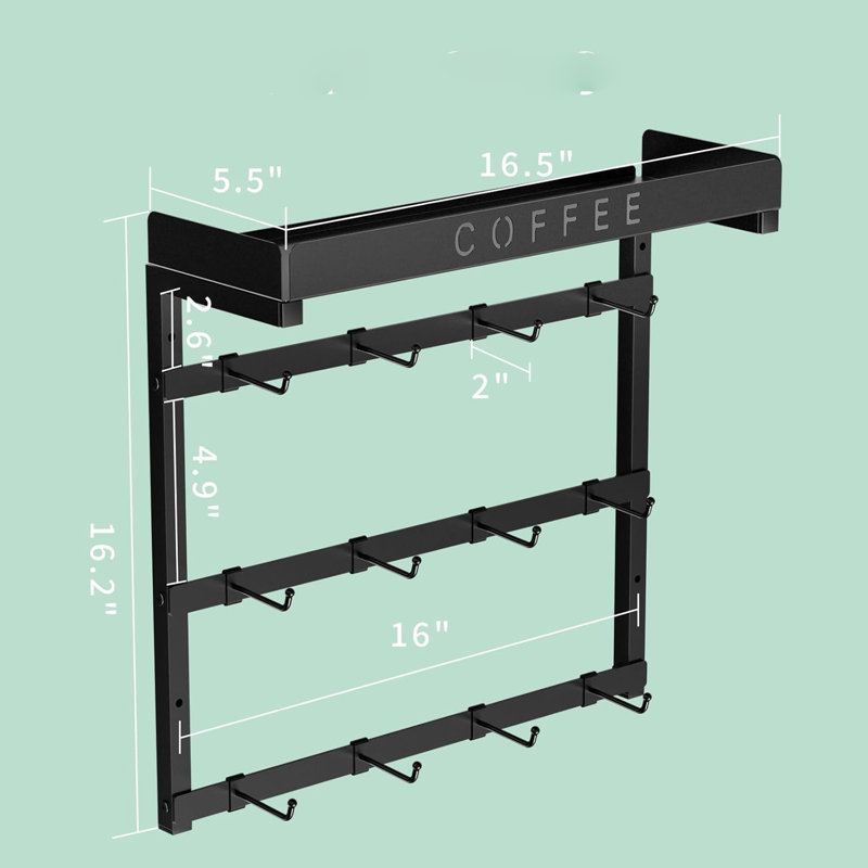 Wall Mounted Coffee Cup Holder