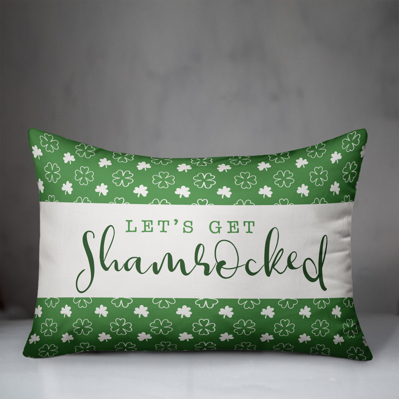 Coussin décoratif Lets Get Shamrocked