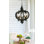 Lustre en bois French Country, luminaire suspendu de style campagnard 6 lumières avec chaîne réglable de 28 po pour le couloir de la cuisine, ampoule non incluse