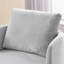 Fauteuil d'appoint pivotant en chenille avec base en métal-1071170700