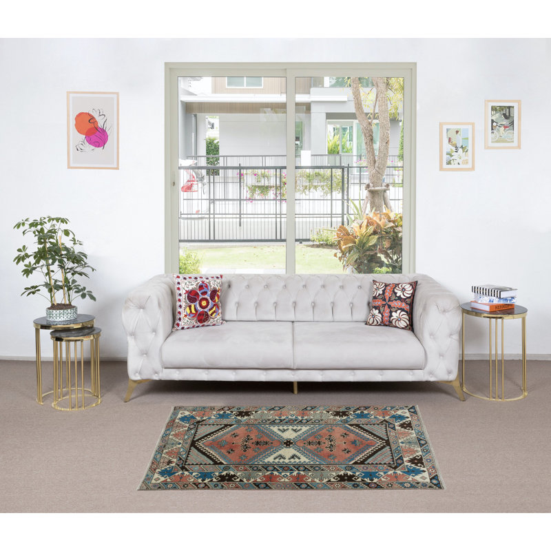 Hybale Hand Knotted Wool Floral Rug