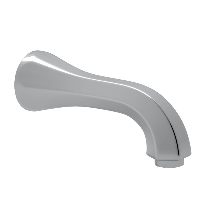 Hex® Wall Mount Tub Spout, Polished Chrome