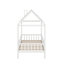 Lit simple en bois avec clôture-228077494