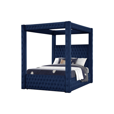 Janeece Upholstered Canopy Bed