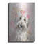 Art mural en métal Red Barrel Studio® «Flower Crown Goldendoodle 7» par Furbaby Affiliates-185289485