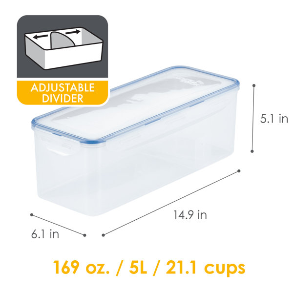 Bread Box Airtight Bread Storage Containers 2 Packs Stackable