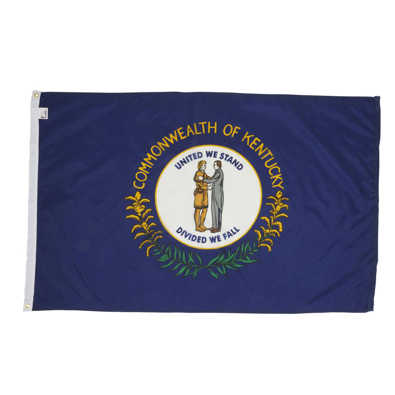 Drapeau de maison State, Kentucky, Nylon, 48 po x 72 po