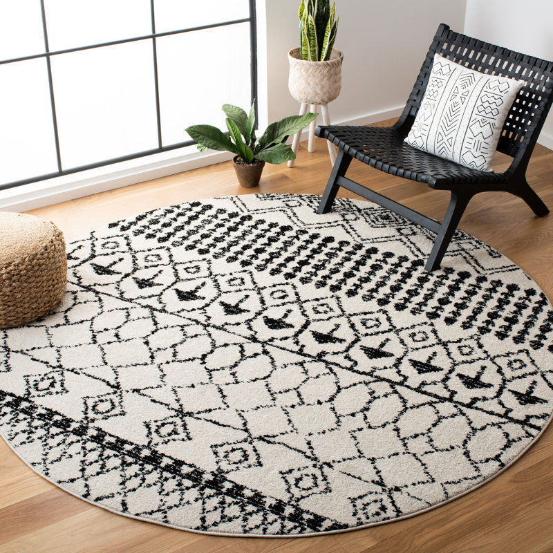 Cobos Performance Geometric Rug, Round 5'