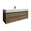 Albizu 59" Wall-Mounted Single Bathroom Vanity-69316045