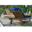 Capri Outdoor Teak Chaise Lounge