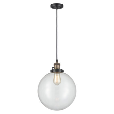 1 - Light Single Globe Pendant