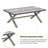 Rectangular Aluminum Outdoor Side Table-114222590