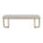 Polyester Blend Upholstered Bench