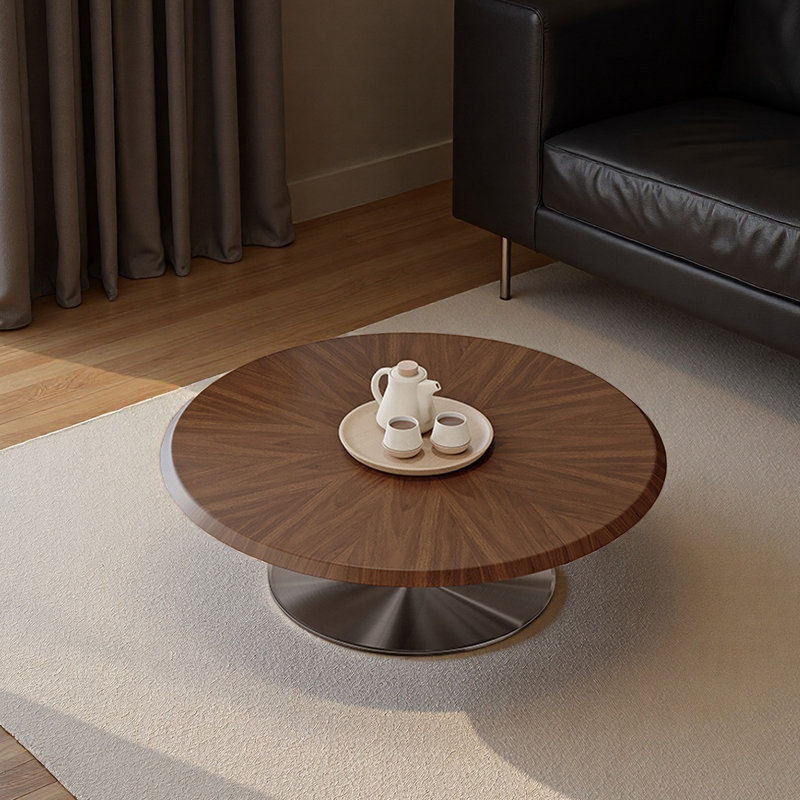 Table basse ronde de style Renaissance minimaliste