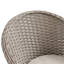 Templos 4 Seater Rattan Garden Furniture Set with Cushions Mixed Grey