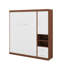 Lit escamotable double pleine grandeur avec armoire-788551563