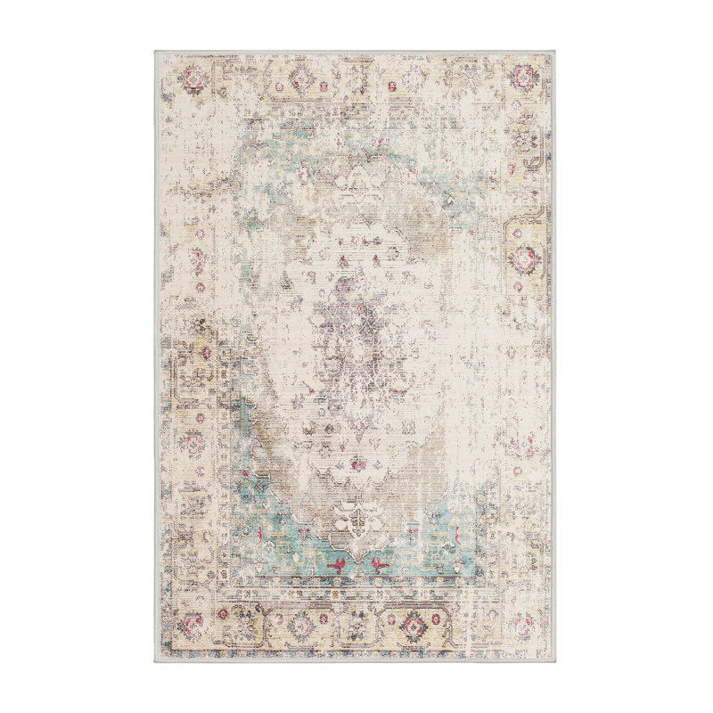 Tapis beige contemporain, Rectangle 7 pi x 10 pi