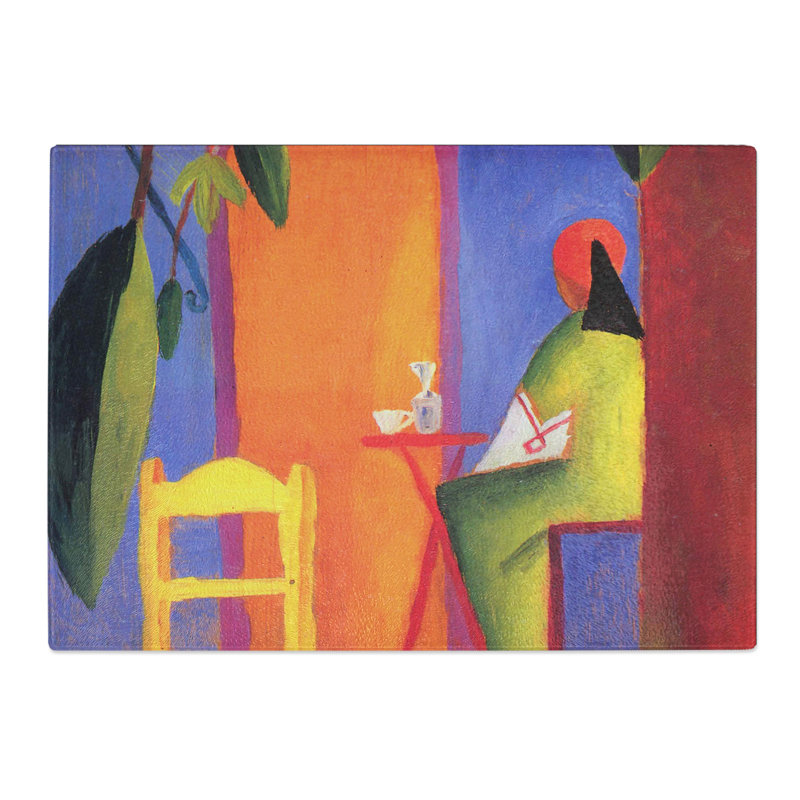 Turkish Cafe by August Macke Chopping Board, 0.4cm H x 28.5cm W x 39cm L