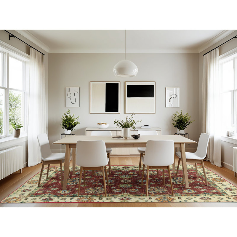 Oriental Indoor Rug, Rectangle 7' x 10'