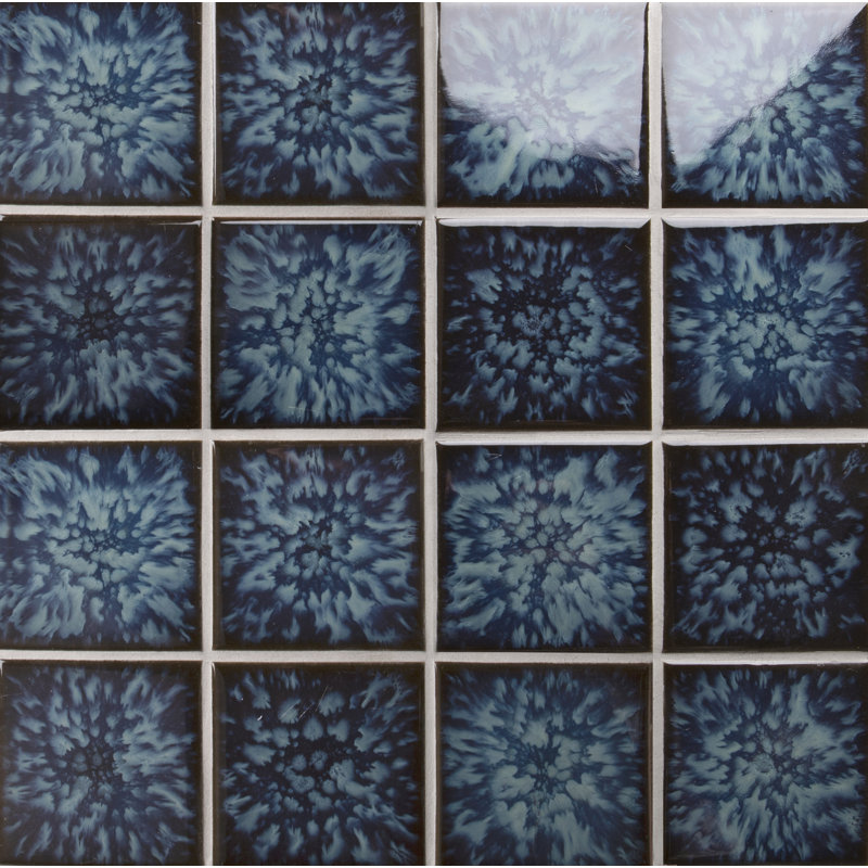 Swimming Pool Series 3" x 3" Porcelain Tile, Tide