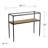 Bladeston Glass-Top Console Table