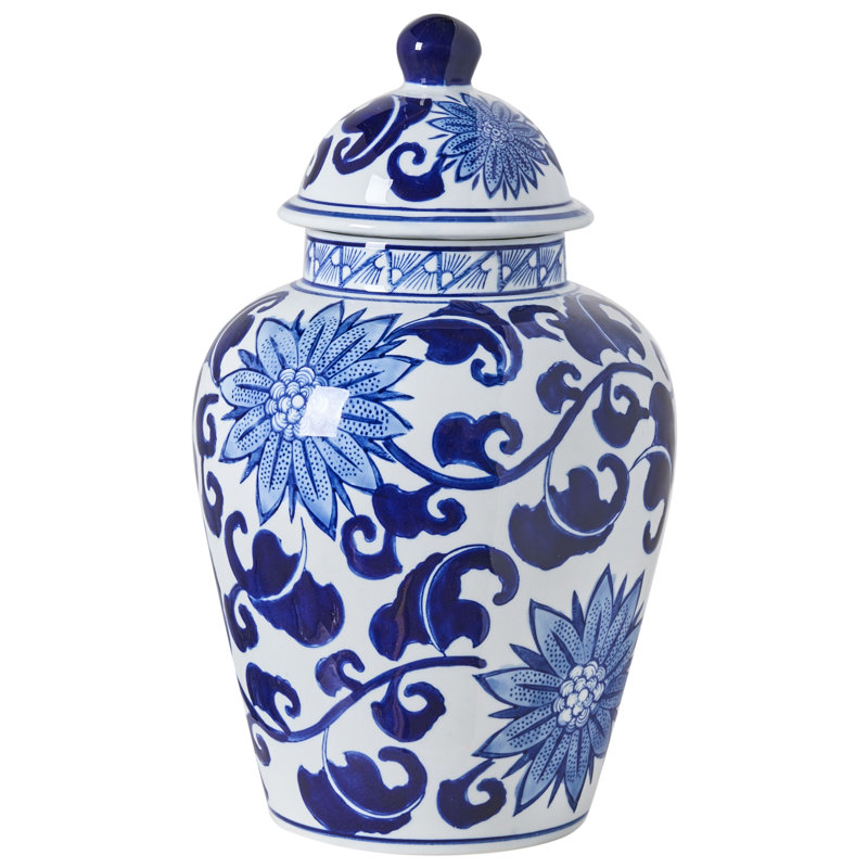 Handmade Porcelain Ginger Jar