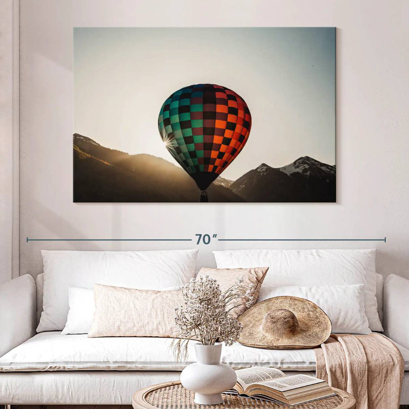 Vol en montgolfière Mehar, H 34 po x l 51 po