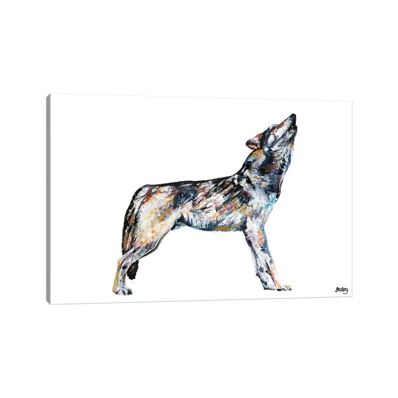 Mishka by Becksy - Wrapped Canvas Print, 66.04 cm H x 45.72 cm W x 3.175 cm D