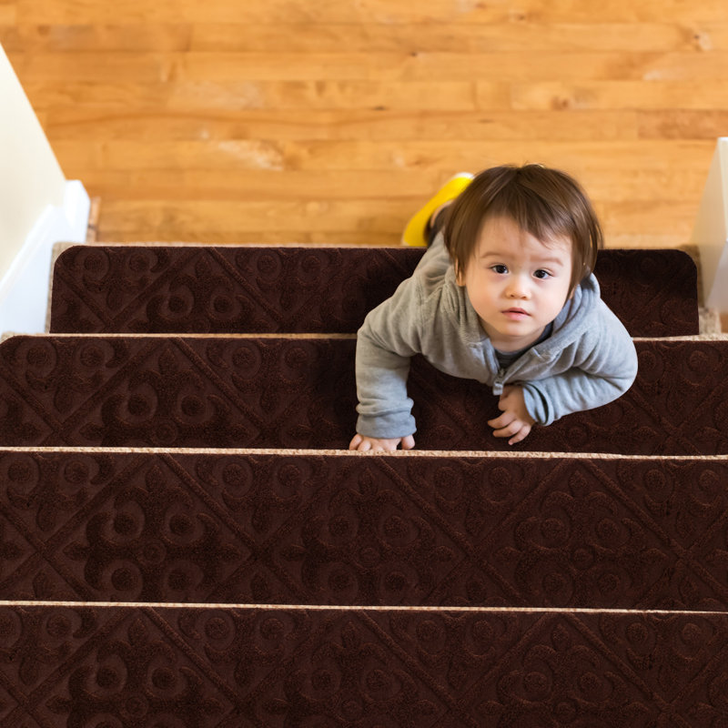 Elko Non-Slip Stair Tread, Brown