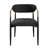 Gold & Rustic Espresso Finish 7PCS Dining Room Set