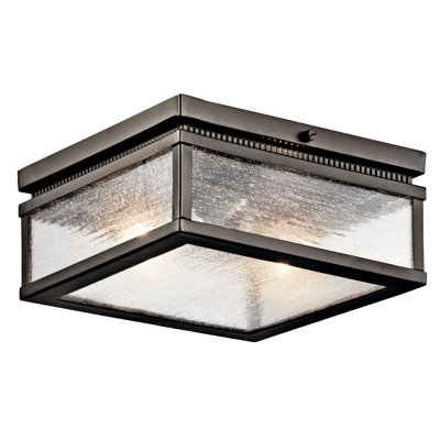 Plafonnier encastré carré à 2 lumières 14,5 po Conesville