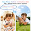 Talkies-walkies vidéo pour enfants avec caméra, ensemble de 2 talkies-walkies rechargeables pour garçons et filles de 3 à 12 ans