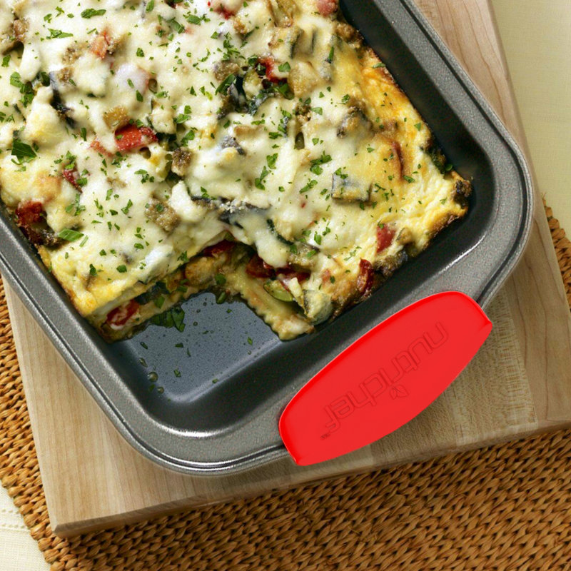 Ensemble de 8 plats de cuisson antiadhésifs en acier au carbone de luxe Nuthausf (paquet de 2)