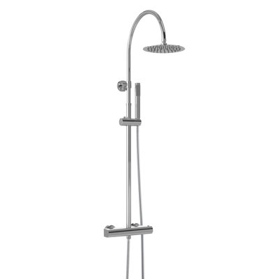 Brass Thermostatic Shower with Dual Shower Head