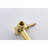 Wall Mounted Gold Bathroom Sink Faucet - Brass, Drip- Cartridge, Elegant Style Build, 7-Layer Finish, Easy Water Control-124242016