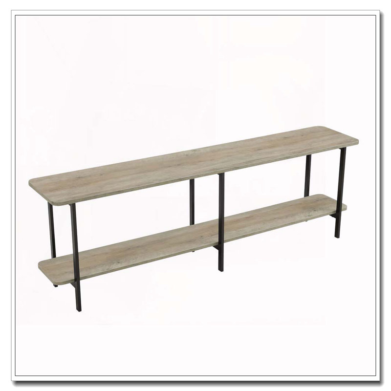 71" Console Table, Rustic Gray