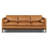 Toscano 89" Genuine Italian Leather Sofa-909186912