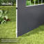 Outsunny Dark Grey Polyester Side Wall for Gazebo