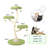 5'11" H Tall Cat Tree Flower Shape Scratching Post Cat Tower-1184608506