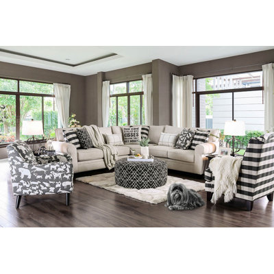 Canapé modulaire l 113,4 po, ivoire