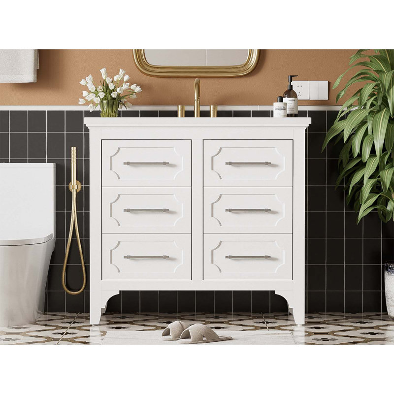 Ensemble de meuble-lavabo simple 36,00 po avec plateau Claitt