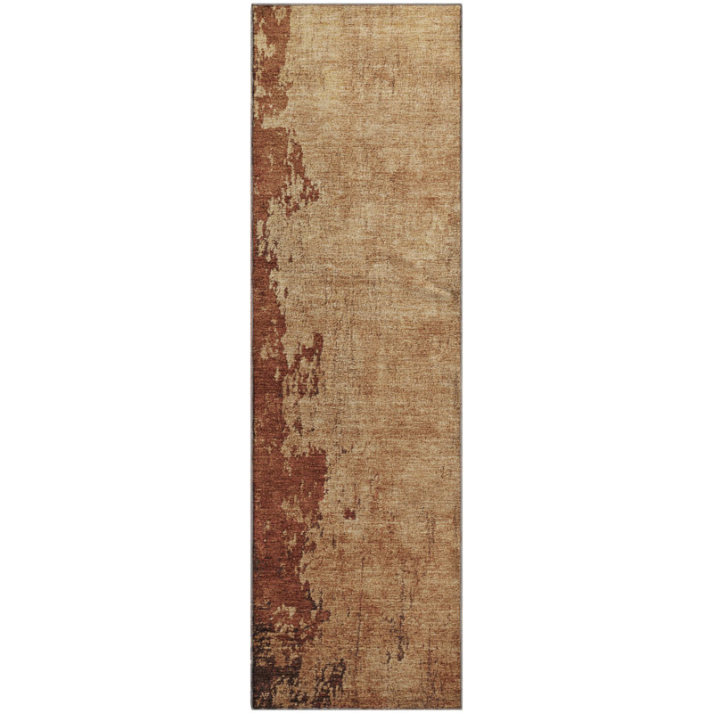 Premium Machine Washable Woodson AMF1912 Abstract Rug, Runner 2'3" x 7'6"