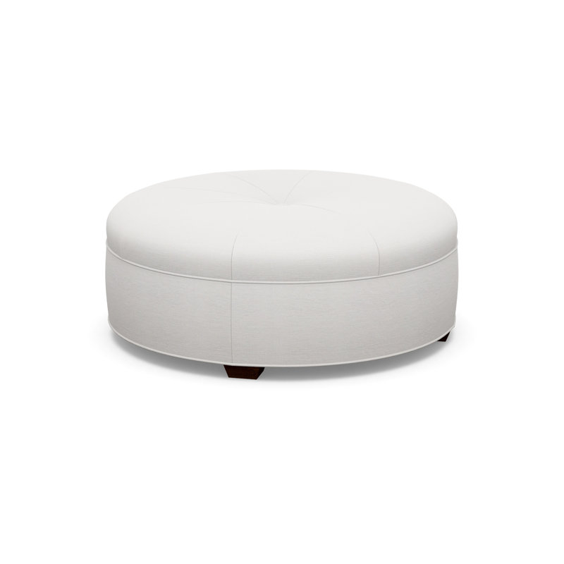 Round Ottoman, 9637-49, Walnut