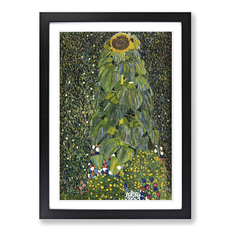 Gustav Klimt - Single Picture Frame Painting, Black