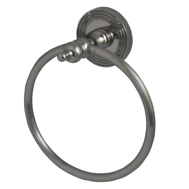 Templeton Wall Mounted Towel Ring, Polished Chrome