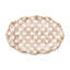 Mocha Check Ceramic Serving Platter-1307120359