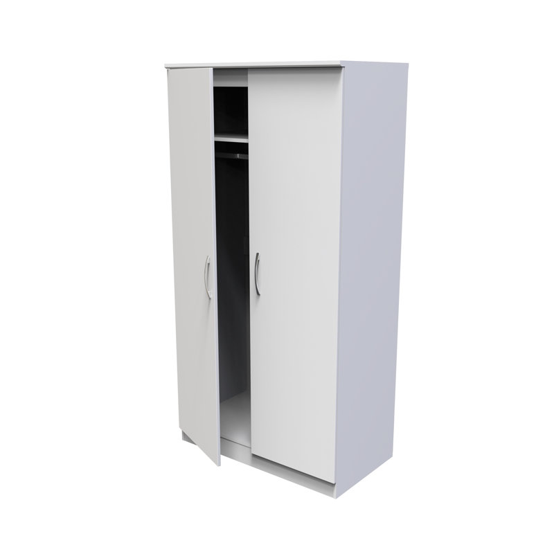 Dekyn Manufactured Wood Wardrobe, White Matt